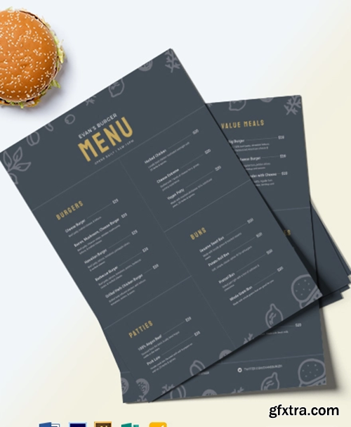 Downloadable-Burger-Menu-Template