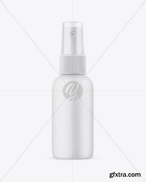 Matte Spray Bottle Mockup 59094