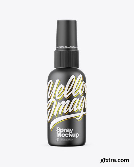 Matte Spray Bottle Mockup 59094