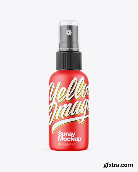 Matte Spray Bottle Mockup 59094