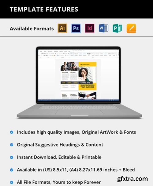 Sample-Business-Analyst-Bi-Fold-Brochure-Template