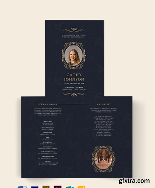 Elegant-Funeral-Obituary-Bi-Fold-Brochure