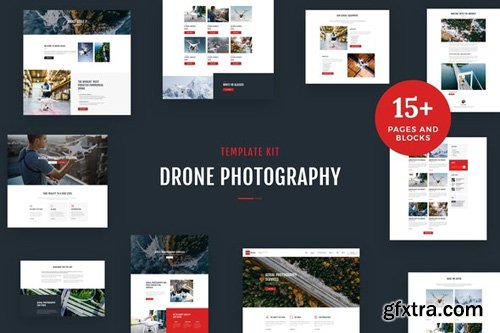 ThemeForest - Drone Media v1.0 - Aerial Photography Template Kit - 26538740