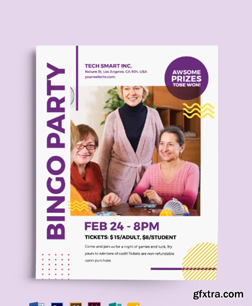 Bingo-Party-Flyer