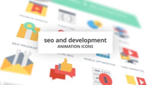 Videohive - SEO and Development - Animation Icons