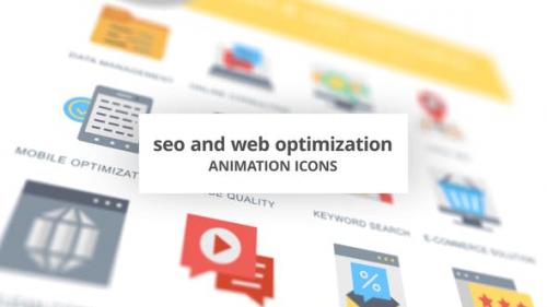 Videohive - SEO and Web Optimization - Animation Icons