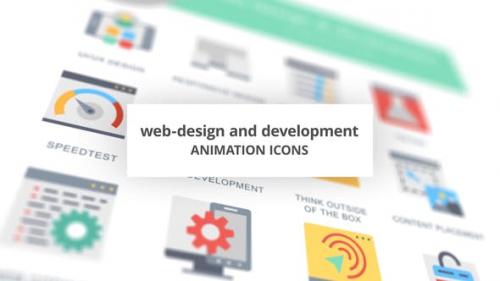 Videohive - Web-Design and Development - Animation Icons