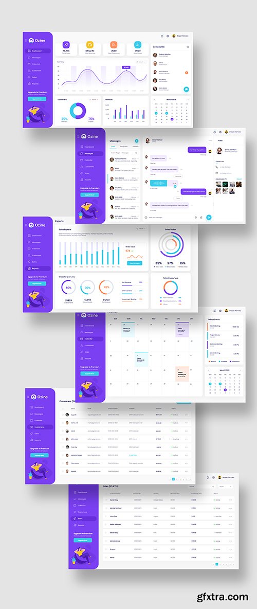 Ozine UI Kit