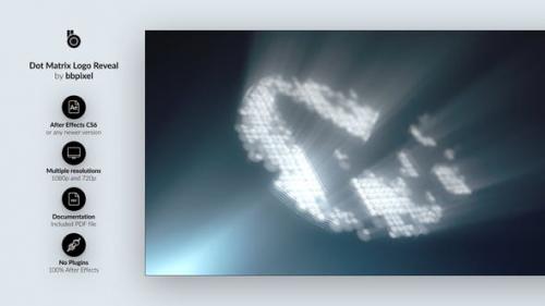 Videohive - Dot Matrix Logo Reveal