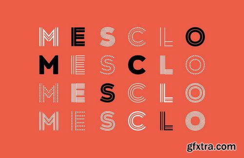 Mesclo Font Family