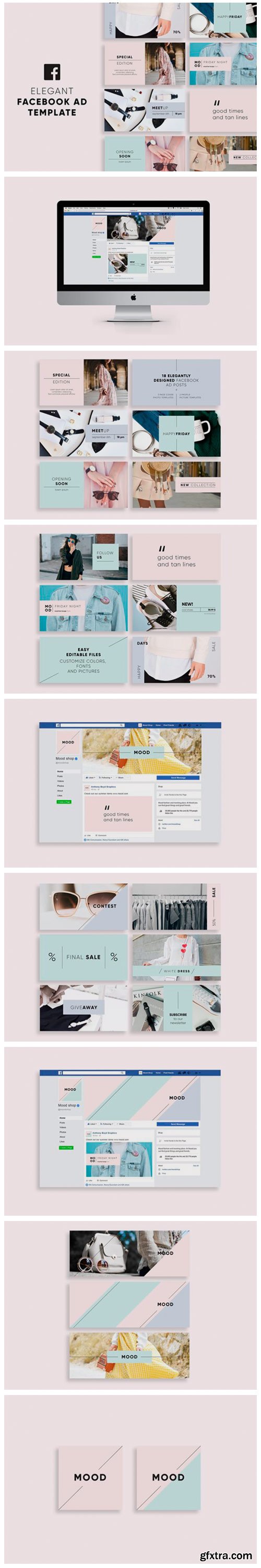 Elegant Facebook Ad Templates 4092585