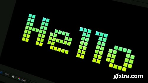 Videohive 8bit - Animated Pixels Typeface 23203402