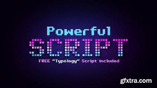 Videohive 8bit - Animated Pixels Typeface 23203402