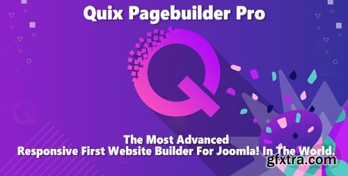 Quix Pagebuilder Pro v2.7.4 - Responsive First Website Builder For Joomla