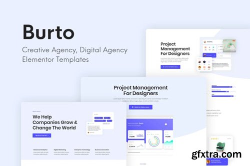 ThemeForest - Burto v1.0 - Saas & Digital Agency Elementor Templates - 26377328