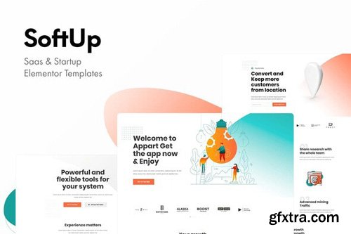 ThemeForest - SoftUp v1.0 - Saas & Startup Elementor Templates (Update: 12 May 20) - 26163478