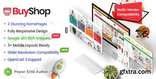 ThemeForest - BuyShop v1.0.2 - Responsive & Multipurpose OpenCart 3 Theme with Mobile-Specific Layouts - 22133122