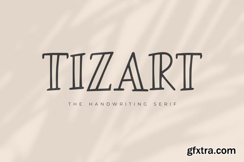 Tizart - The Handwriting Serif Font