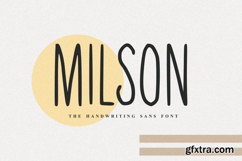 Milson - The Handwriting Sans Font