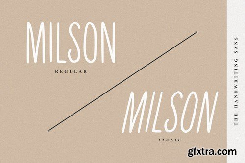 Milson - The Handwriting Sans Font