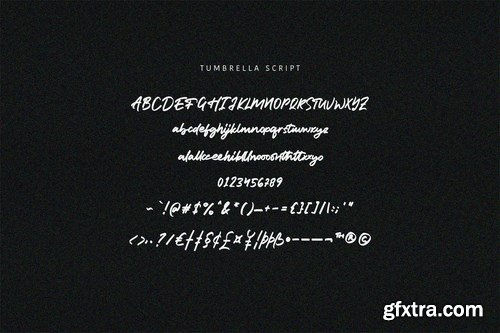 Tumbrella - Script Sans Font Duo