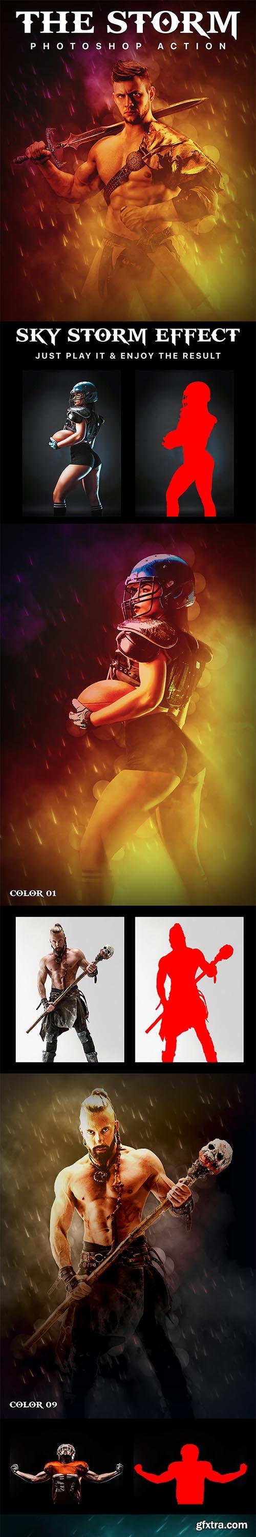 GraphicRiver - The Storm Photoshop Action 25950488