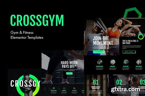 ThemeForest - CrossGym v1.0 - Gym & Fitness Elementor Template Kit (Update: 12 May 20) - 26080662