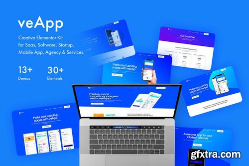 ThemeForest - veApp v1.0.0 - Mobile Startup Template Kit (Update: 11 May 20) - 26418765