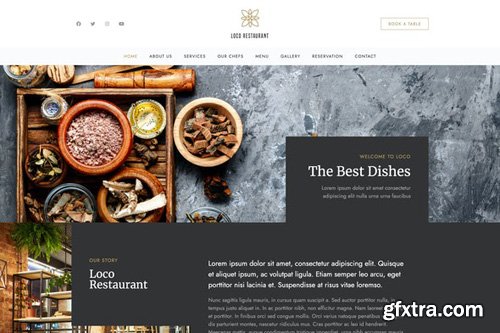 ThemeForest - Loco Restaurant v1.0 - Template Kit (Update: 8 May 20) - 25878137