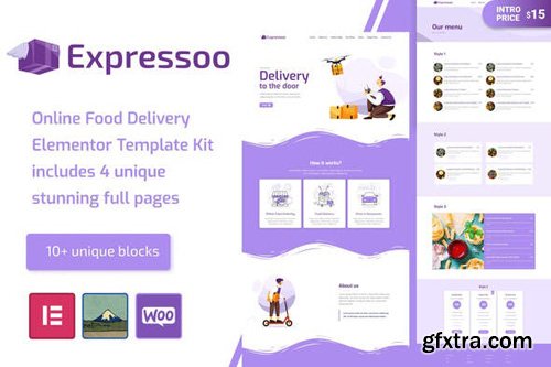 ThemeForest - Expressoo v1.0 - Online Food Delivery Template Kit - 26374524