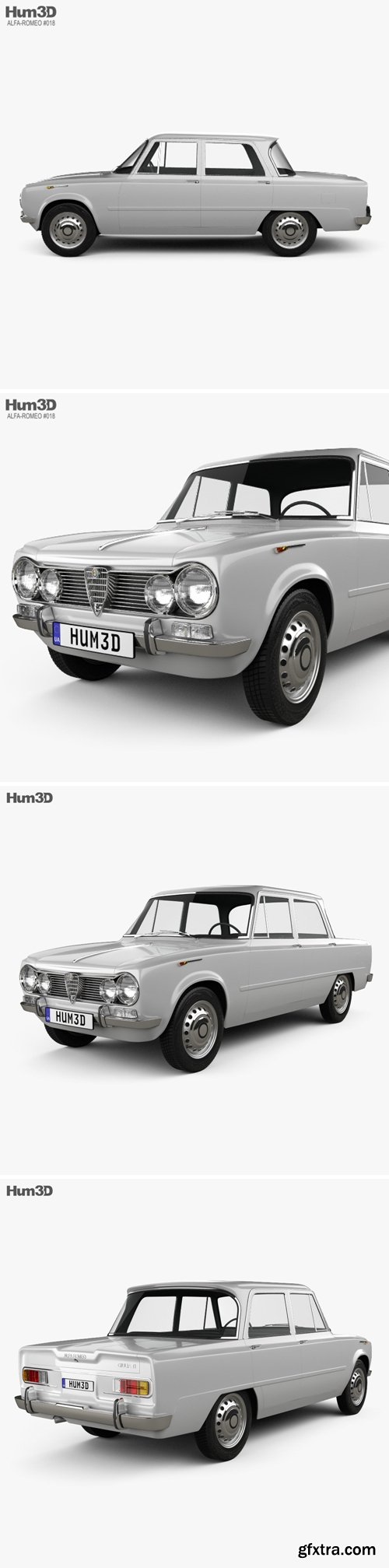 Alfa Romeo Giulia (105) 1962 3D model