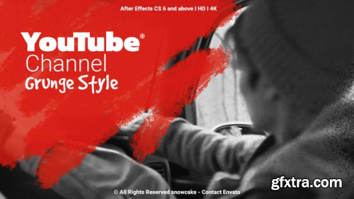 Videohive YouTube Channel Grunge Style 26592493