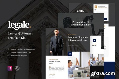 ThemeForest - Legale v1.0 - Lawyer & Law Firm Template Kit - 26085394