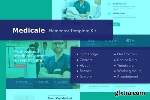 ThemeForest - Medicale v1.0 - Medical & Health Elementor Template Kit - 26675967