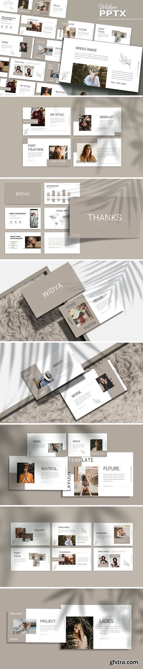 WIDYA - Fashion Powerpoint, Keynote and Google Slides Templates