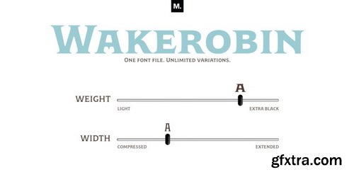 Wakerobin Font Family