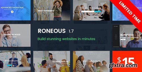 ThemeForest - Roneous v1.7.9 - Creative Multi-Purpose WordPress Theme - 16202433