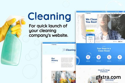 ThemeForest - Cleaning v1.0 - Small Business Template Kit - 25997826