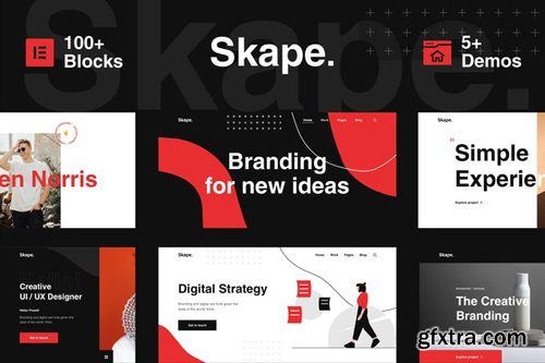 ThemeForest - Skape v1.0 - Creative Digital Business Elementor Template Kit (Update: 13 May 20) - 26417206