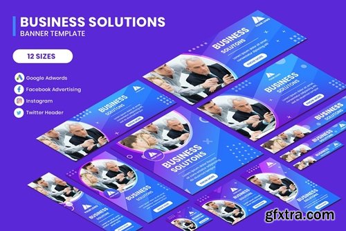 Business Solution Google Adwords Banner Template