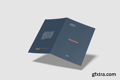 A4 Bifold Brochure Mockup