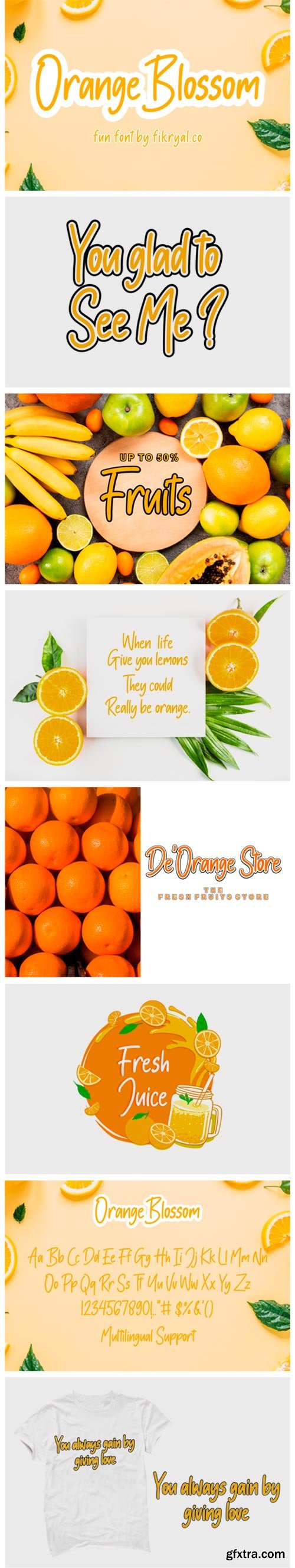 Orange Blossom Font