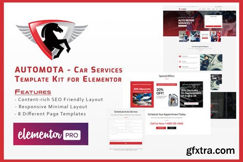 ThemeForest - Automota v1.0 - Car Repair Services Template Kit - 26425004