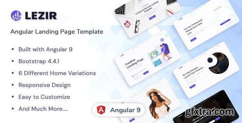 ThemeForest - Lezir v1.0 - Angular 9 Landing Page Template - 26672820