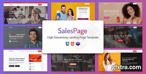 ThemeForest - SalesPage v1.0 - Landing Page Template for Creative Agencies, Apps, Portfolio Websites & Small Businesses - 26605352