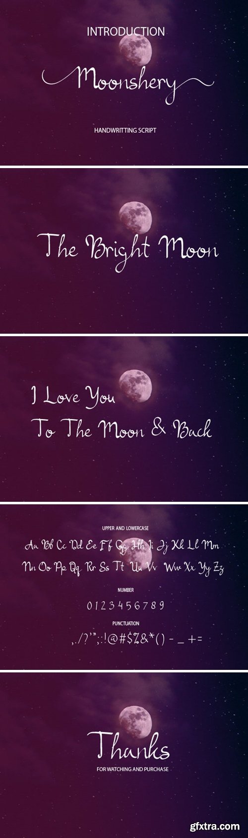 Moonshery Font