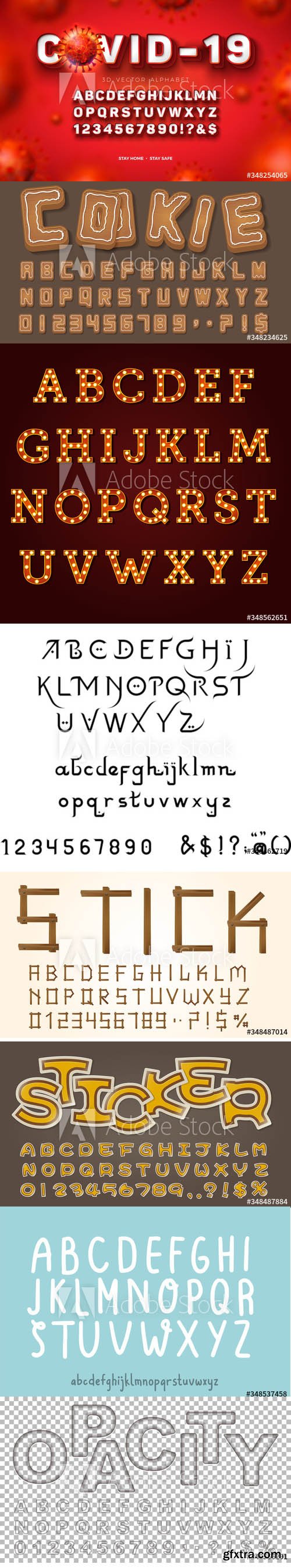 Vector Font Set