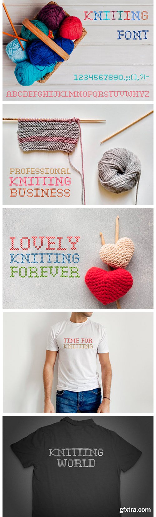 Knitting Font