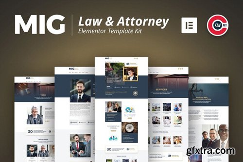 ThemeForest - Mig v1.0 - Law & Attorney Template Kit - 26393092