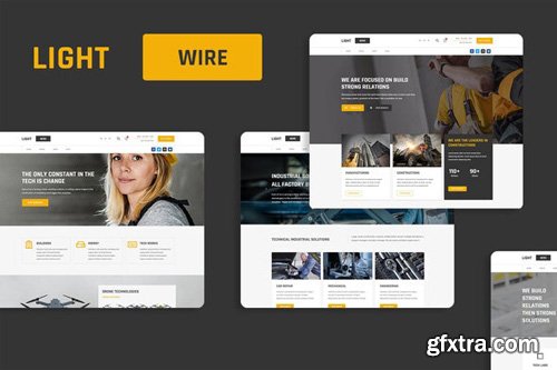 ThemeForest - Lightwire v1.0 - Construction And Industry Kit (Update: 8 May 20) - 25860104